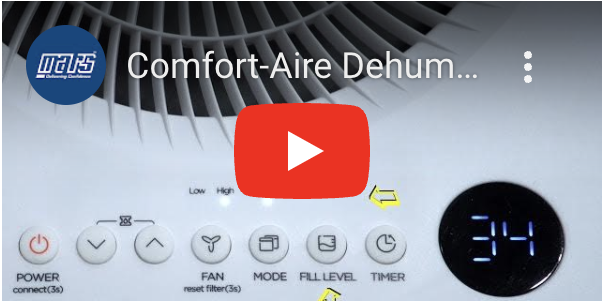 Comfort-Aire Dehumidifier BCD Series Installation 