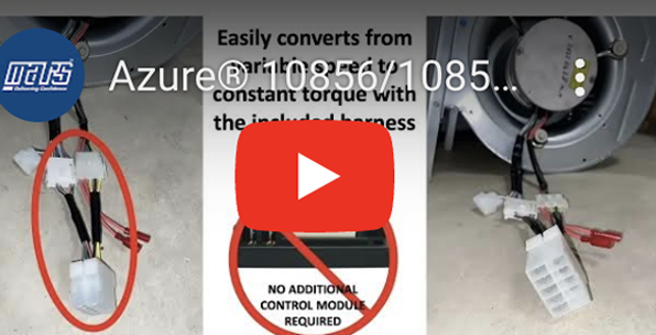 Azure® 10856/10857 Variable Speed & Constant Torque Replacement Motor